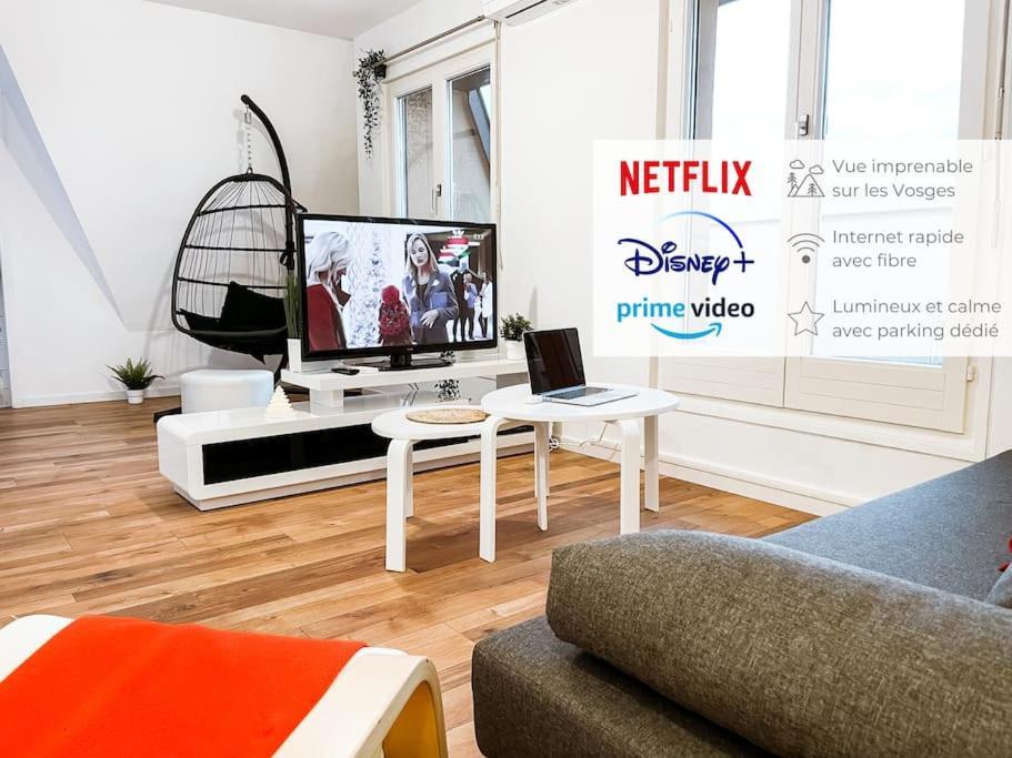Apartament Lumineux Avec Vue Sur Les Vosges Colmar Zewnętrze zdjęcie